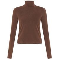 deha abrigo marbled high neck para mujer
