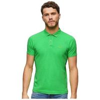 superdry polo polo essential logo neon vert para hombre