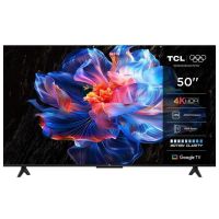 tv tcl led 50p69k 50 4k ultra hd smart tv wifi google tv sin marco