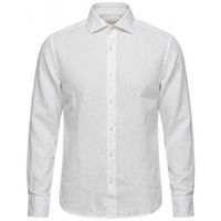 tintoria mattei camisa manga larga j66 tnp linen-ua1 para hombre