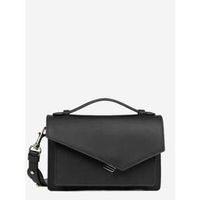 lancaster bolso de mano bolso de mano con solapa y cierre zoe negro para mujer