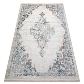 Distin 0826a Blanco / Azul / Verde Claro Alfombra Moderna - Adorno, Vi 180x270 Cm