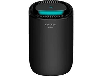 Deshumidificador - Cecotec Big Dry 2000 Light Black, Extracción 300 ml/día, Depósito 600 ml, 20 m², Negro