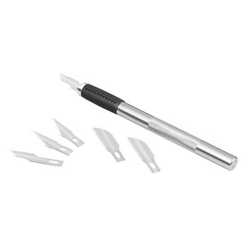 Westcott Cuchillo de bisturí de metal 6 hojas