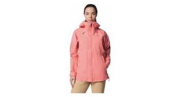 Chaqueta impermeable columbia northwest explorer 3l rosa para mujer
