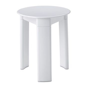 Taburete De Baño 3 Patas Blanco
