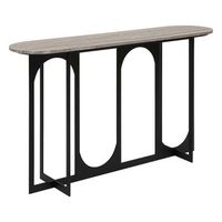 consola tusco negra 140x34cm