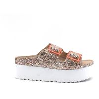 colors of california sandalias ciabatta platform glitter pink hcbes031 para mujer