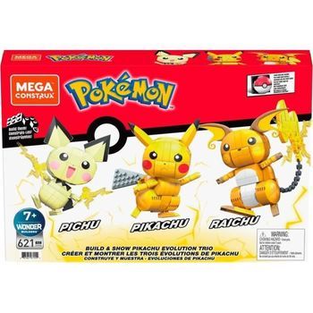 Juego De Construcción Pokémon Pikachu - Mega Construx