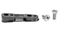 adaptador de titanio para pinza de freno trasero shimano flat mount 160 mm absoluteblack negro