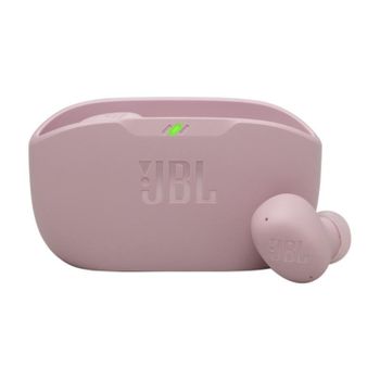 Auriculares JBL Wave Buds 2 inalámbricos Bluetooth con cancelación de ruido y protección IP54 rosa
