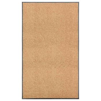 Felpudo Lavable Crema 90x150 Cm Vidaxl