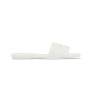 A|X Armani Exchange para mujer. XW002569AF22793M0354 Sandalias Renew blanco (40), Plano, Ninguno, Casual, Sintético