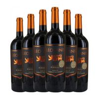 les caves fleury vino tinto leo vinis bordeaux crianza 75 cl 13 vol pack de 6 unidades