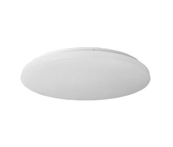 Plafon de techo metal color blanco serie tadeo 32cm