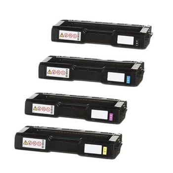 Compatible Multipack Ricoh Aficio SP C252DN Printer Toner Cartridges (4 Pack) -407716