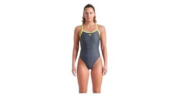 Traje de bano arena new monogram dos challenge dark sage multi artic lime para mujer