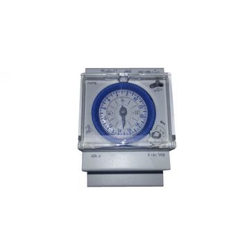 Reloj Programador 24h Para Cuadro Eléctrico De Piscinas. 230v. Tres Módulos, Con Reserva
