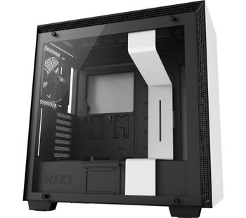H700 ATX Mid-Tower PC Case - White, White