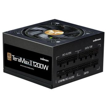 Fuente de Alimentación Zalman 1200W 80 Plus Gold Eficiencia Alta TeraMax TMX2 Modular Protecciones Avanzadas