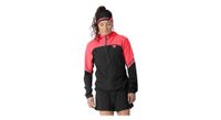 chaqueta dynafit alpine wind rosa negro  mujer