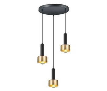 Lampara de techo aluminio color dorado serie allende 35cm