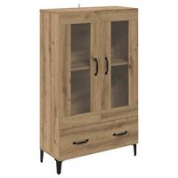 alacena roble artisan 70 x 31 x 115 cm vidaxl