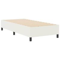 cama individual  cama para adulto  cama de plataforma crema 80 x 200 cm tela de pana