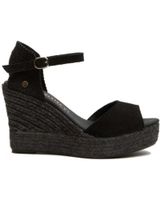 de la valeta la valeta charlene peep toe negro