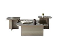 mesa de centro com efeito madeira