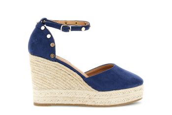 escote de microfibra con tachuelas decoradas navy 39