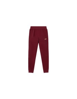 Pantalón Puma Ess+ Textured Foil L Mujer Granate