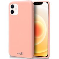 cool funda silicona cover rosa para iphone 12 mini