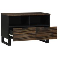 unidades de tv  mueble de salon  gabinete de tv nogal 70 x 33 x 46 cm madera contrachapada