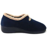 garzon pantuflas zapatilla 3921 terciopelo azul para mujer