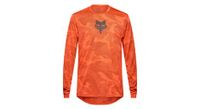 camiseta de manga larga fox ranger trudri naranja