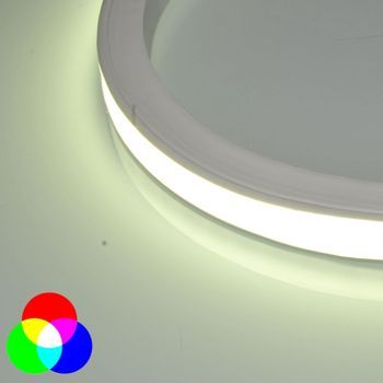 Foco Para Piscina Tira Led Flexible Flex Neon T2 Colores Rgb