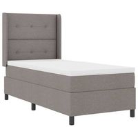 cama tapizada 200x147x128 cm  - taupe