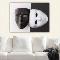 pintura decorativa lienzo 41818195670100 multicolor 70x100 cm