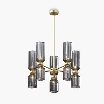 Lámpara colgante antic (10 luces)