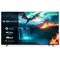 tv philips qd miniled 55mled820 55 4k uhd smart tv titan os dolby atmos