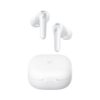 Auriculares Soundcore R60I NC inalámbricos Bluetooth con cancelación de ruido y protección IP55 blancos