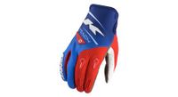 guantes largos kenny track azul marino rojo