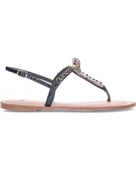de EXE SANDALIA PLANA EXE ANGELINA-128 STRASS NEGRA STRASSBLACK