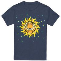 garfield camiseta celestial para hombre