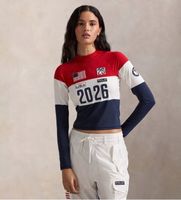 polo ralph lauren para mujer 211b17515001 jersey team usa stretch mockneck multicolor m casual algodon