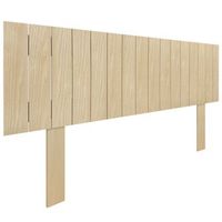 cabecero de madera reciclada dm estilo palet vertical con patas 135x115cm camas 135 - madera natural