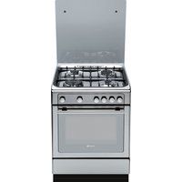 hotpoint dhg65sg1cx gas cooker - stainless steel stainless steel