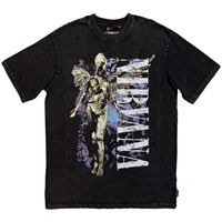 nirvana camiseta unplugged in utero angel para mujer