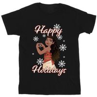 disney camiseta happy holidays para nina